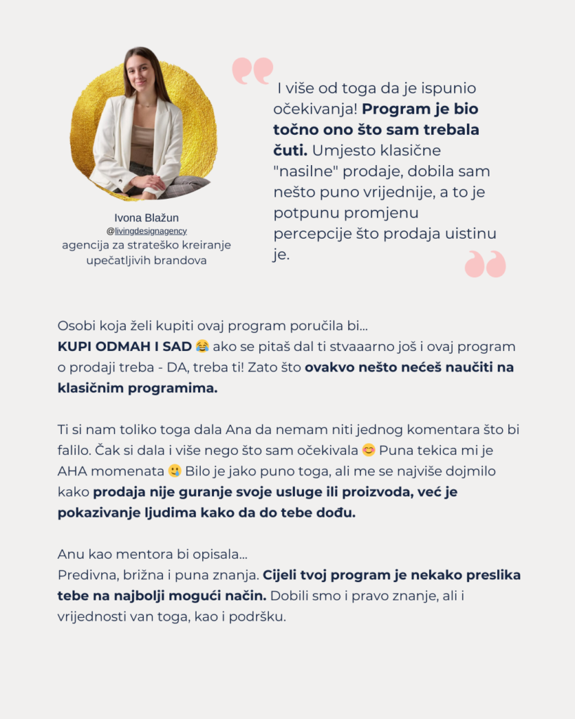 Ivona Blažun testimonijal